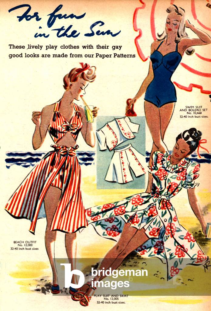 Dress Patterns Magazine, advert, UK, 1940s