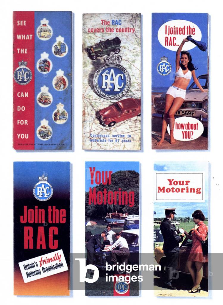 RAC Magazine, advert, UK, 1950s