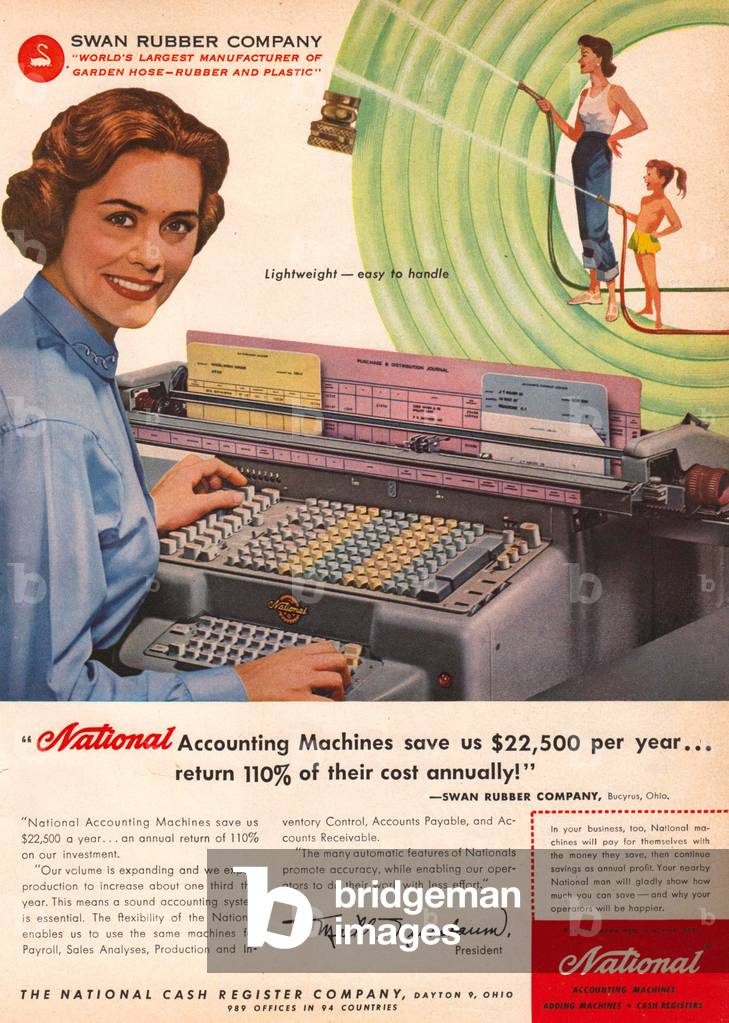 National Magazine Advert, USA, 1950s