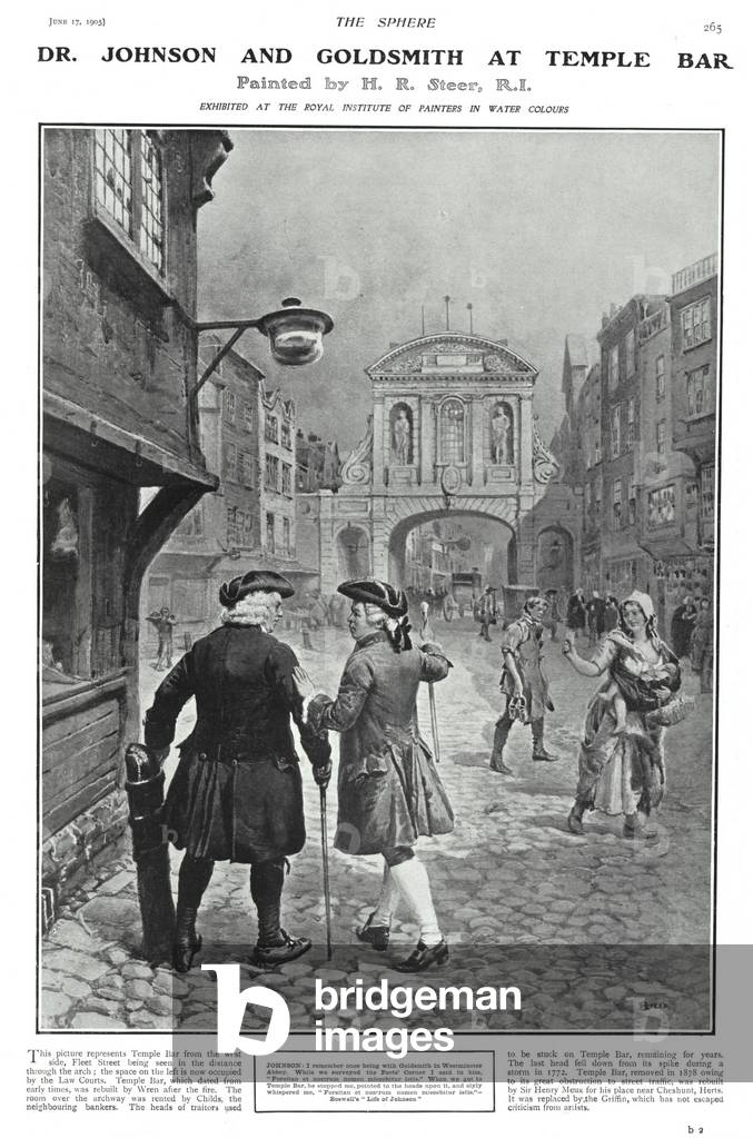 Dr Johnson Magazine Plate, UK, 1900s