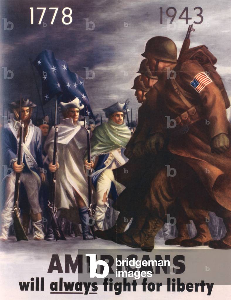 Propaganda, poster, USA, 1940s