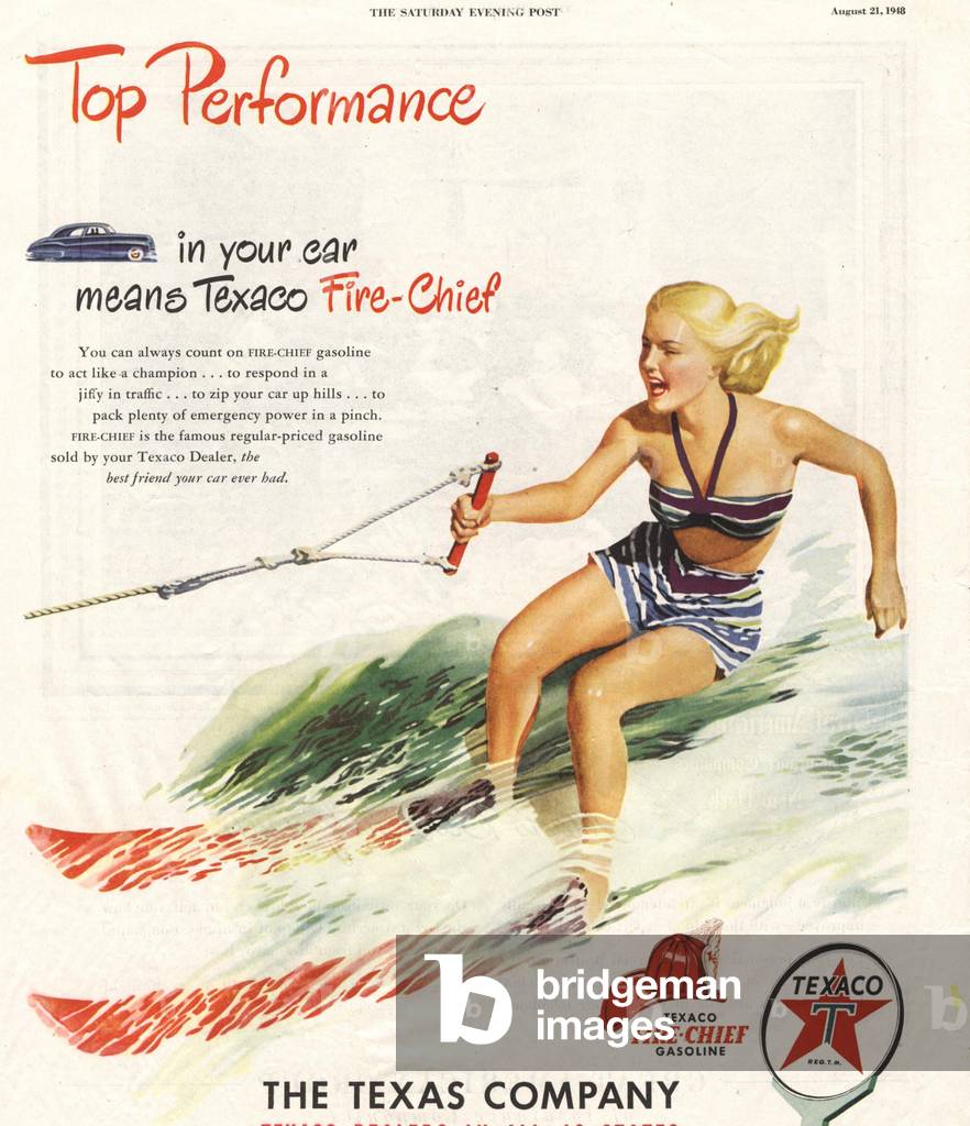 Texaco Magazine, advert, USA, 1940s