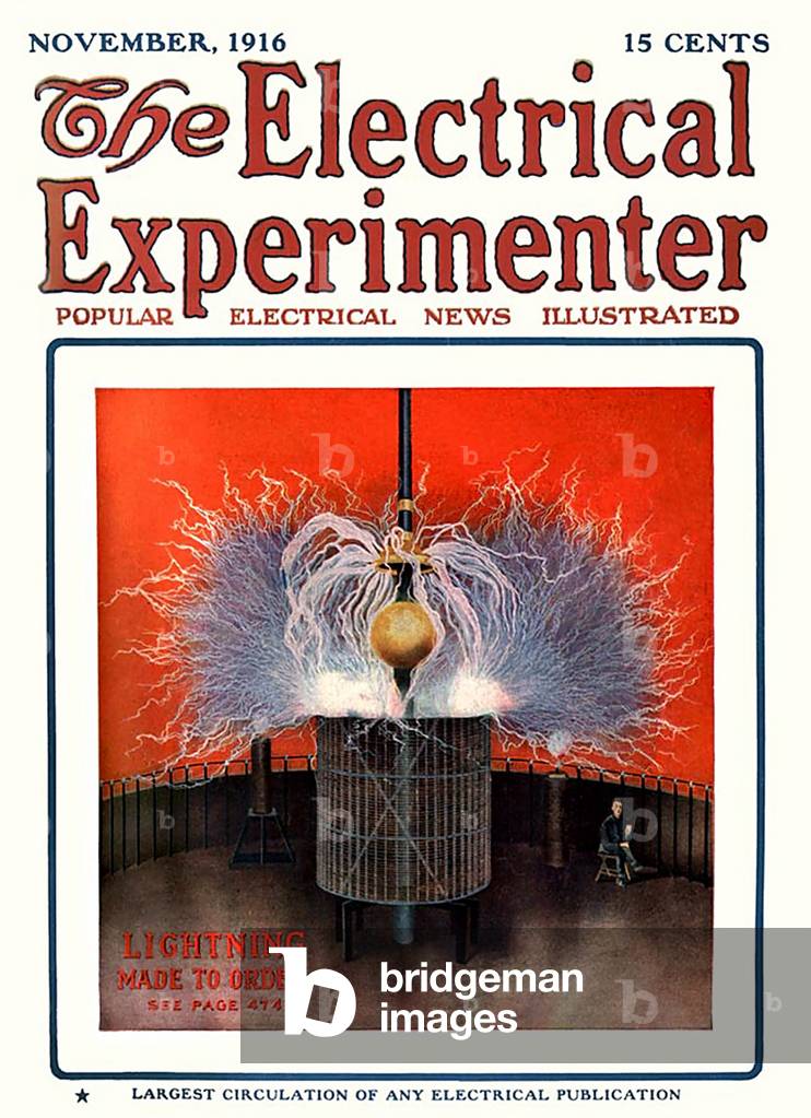 The Electrical Experimenter Magazine Cover, USA, 1910s