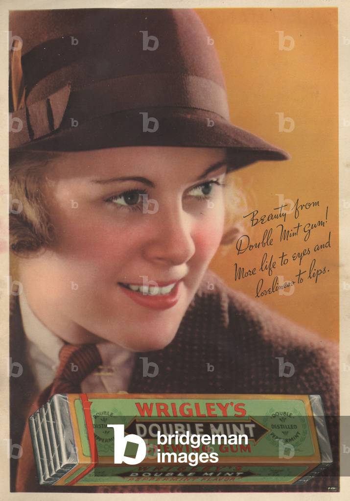 Wrigleys Magazine, advert, USA, 1930s