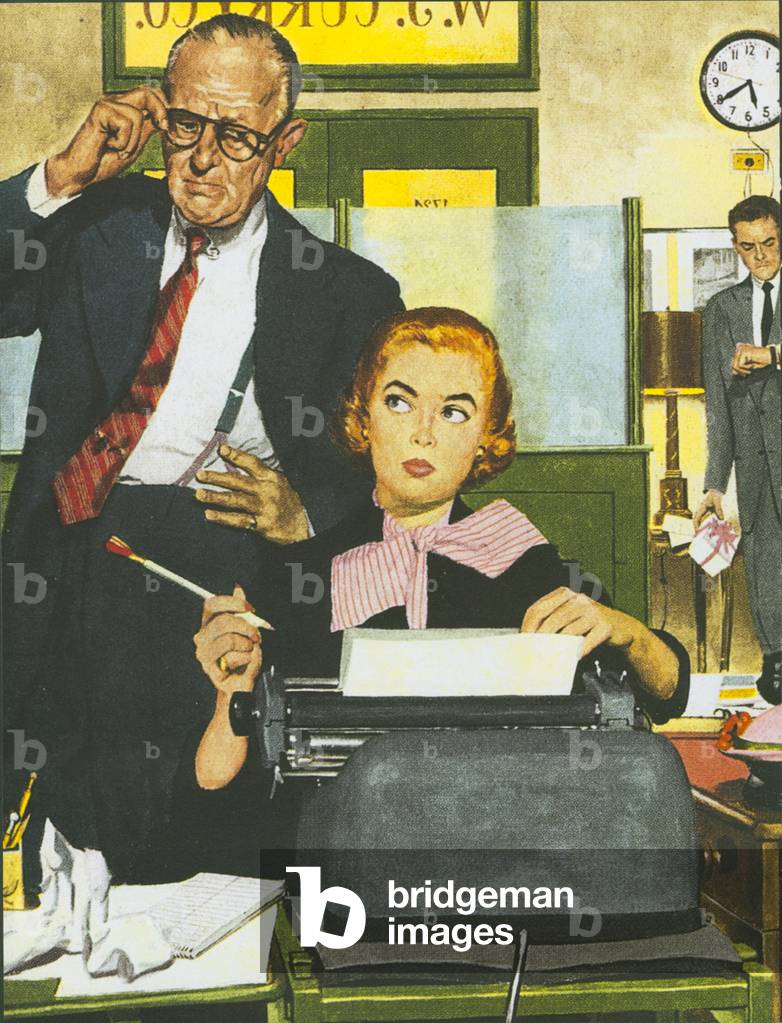 Stressed Secretary Magazine, advert, USA, 1950s