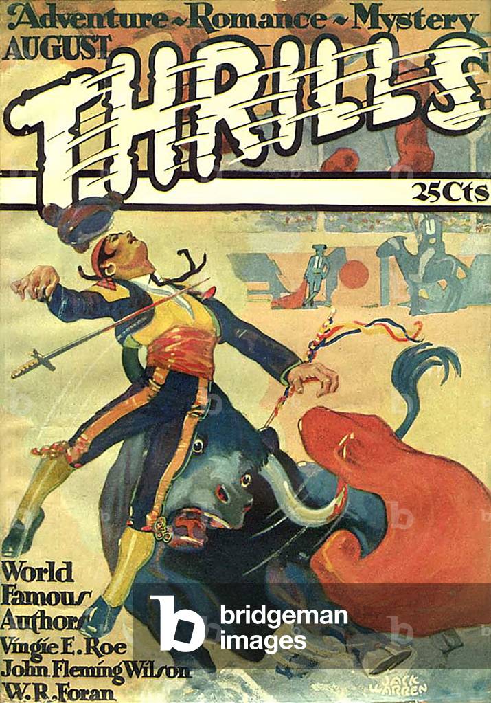 Thrills Magazine Cover, USA, 1920s