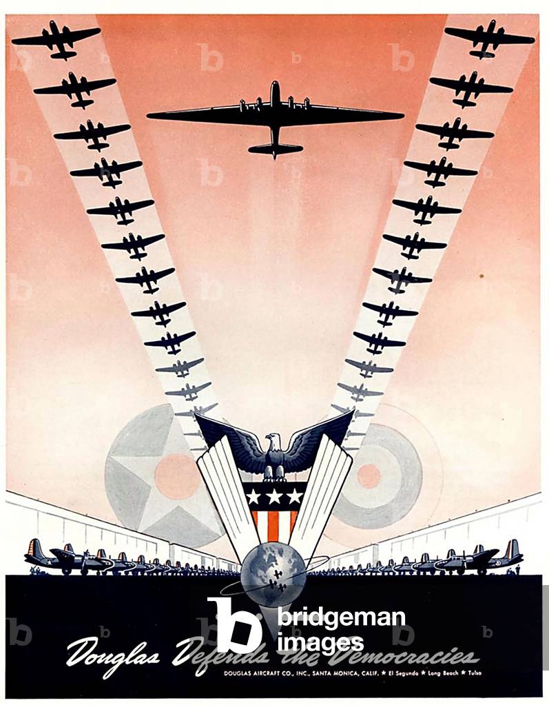 Douglas Aircraft Company Magazine Advert, USA, 1940s