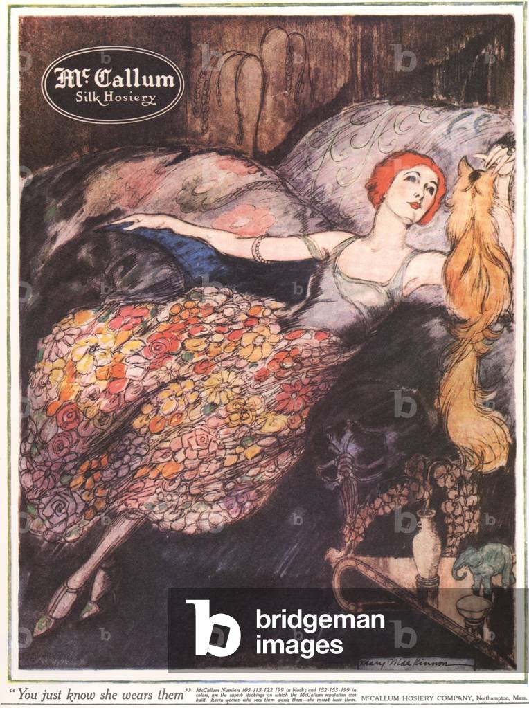 McCallum Silk Stockings Magazine, advert, USA, 1920s