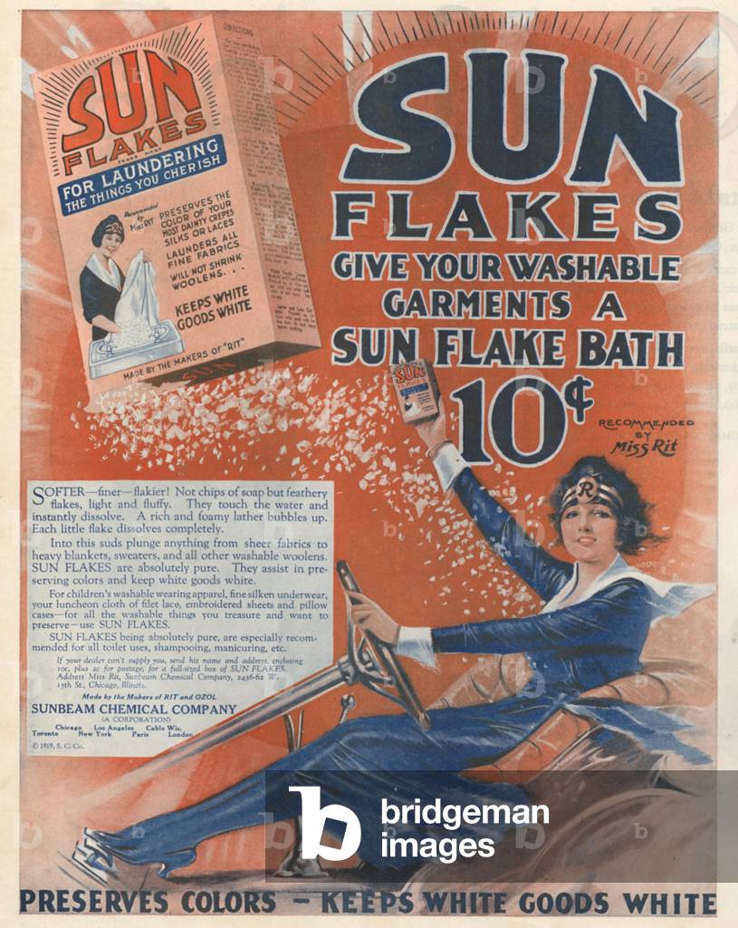Sun Flakes Magazine, advert, UK, 1910s