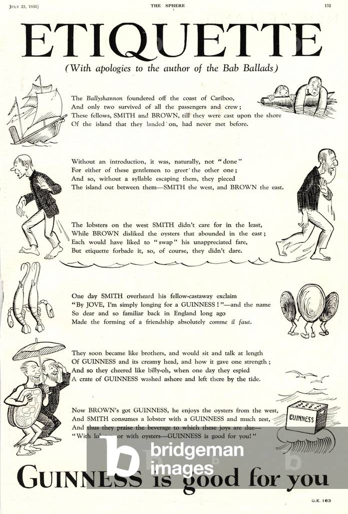 Guinness, 1930s (print)