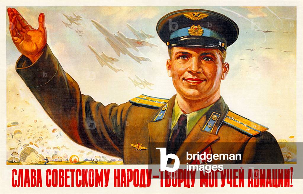 Russian Propaganda Poster, USA, 1950s