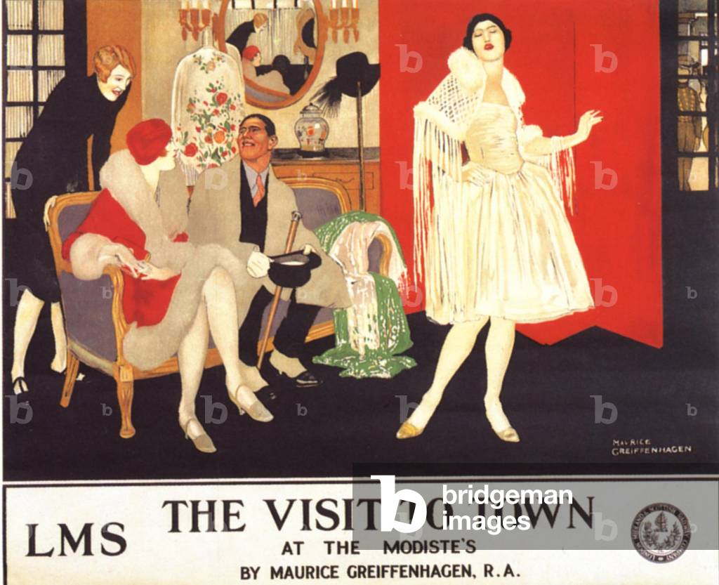 lms shops fashion rail railways, 1930s (print)