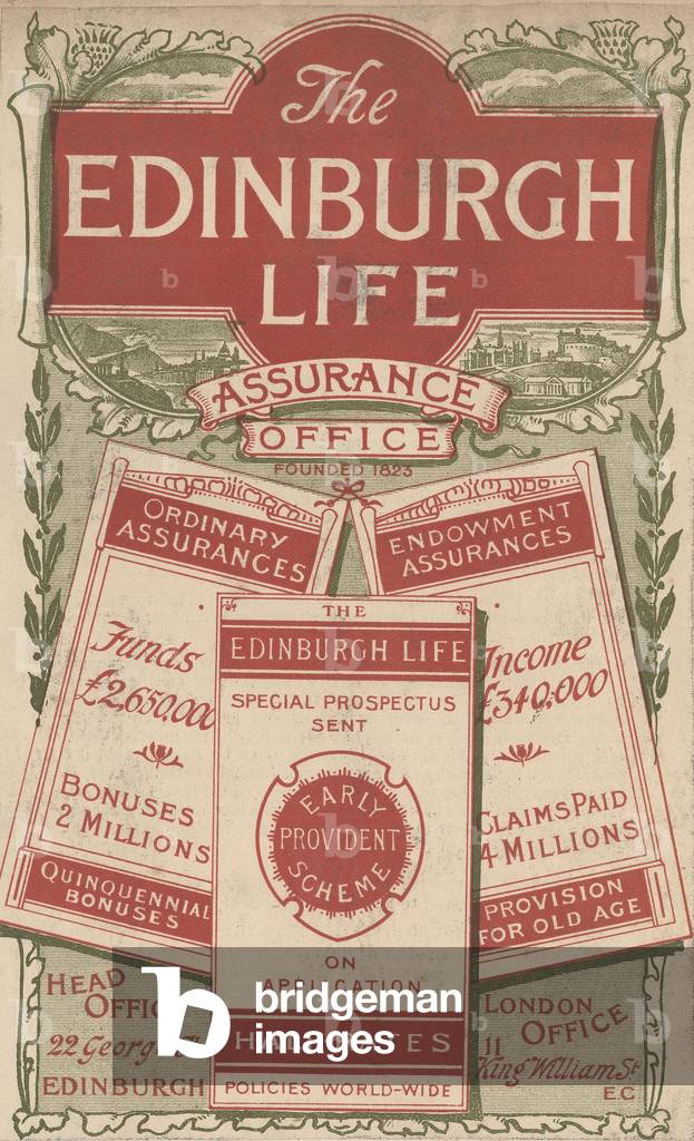 The Edinburgh Life Magazine, advert, UK, 1890s