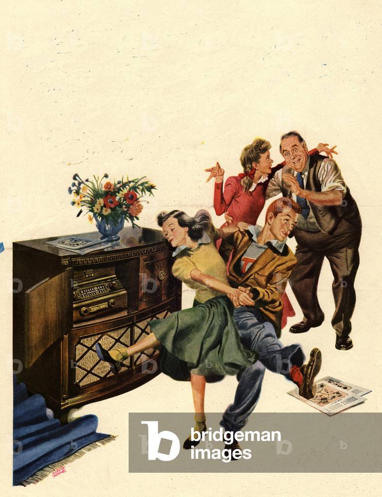 Dancing the Jitterbug Magazine, advert (detail), USA, 1940s