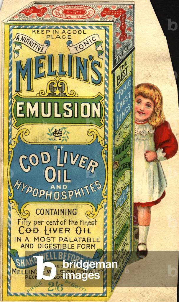 Mellin's Cod Liver Oil Magazine, advert, UK, 1890s