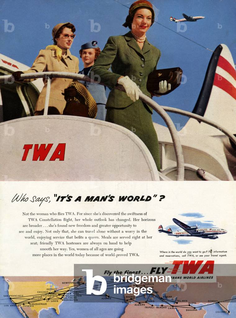 TWA, 1950s (print)