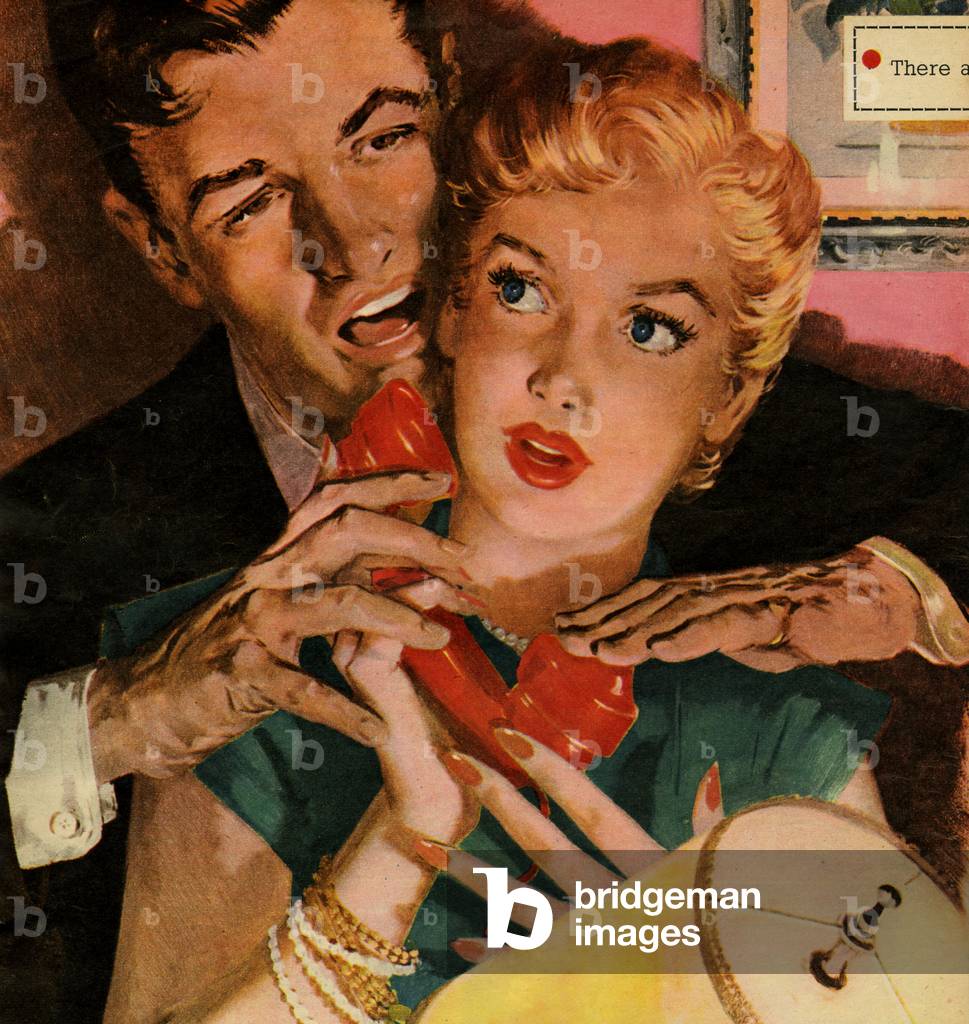 Arguing Couples, Magazine Plate, UK, 1950s