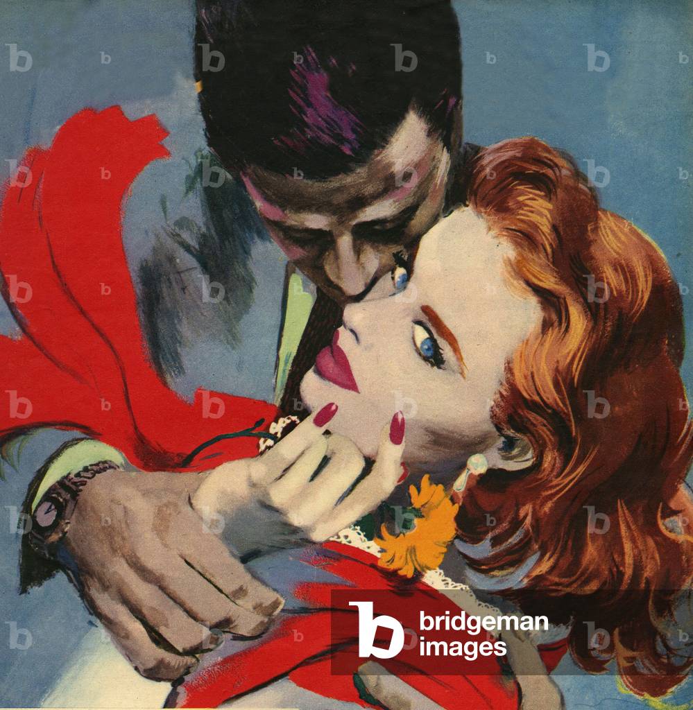 Romance Magazine Plate, UK, 1950s