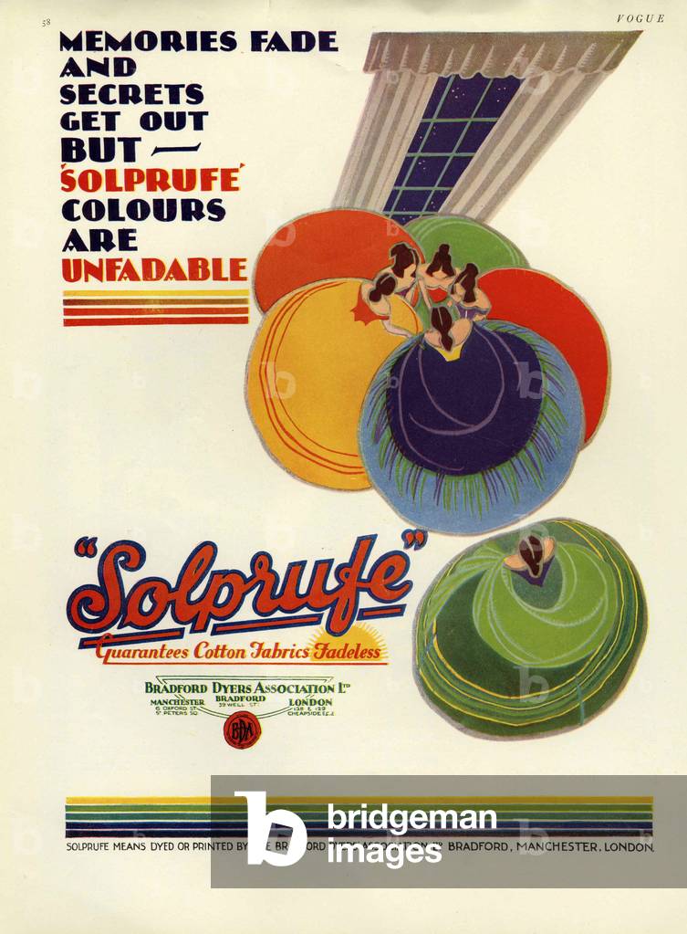 Solprufe Magazine, advert, UK, 1920s