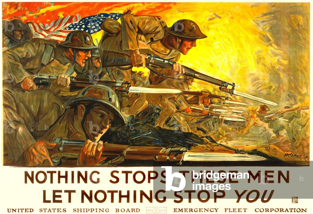 United States Shipping Board Poster, USA, 1910s