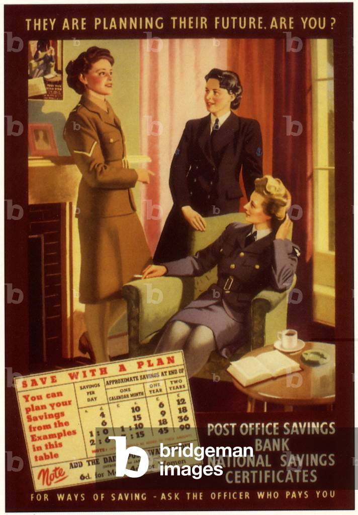 National Savings, 1940s (print)