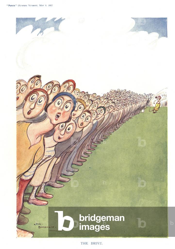 Punch Magazine Plate, UK, 1950s