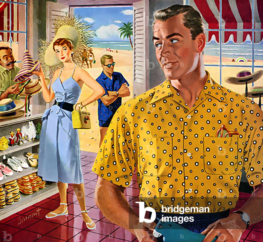 Holidays Arrow Magazine Plate, USA, 1950s