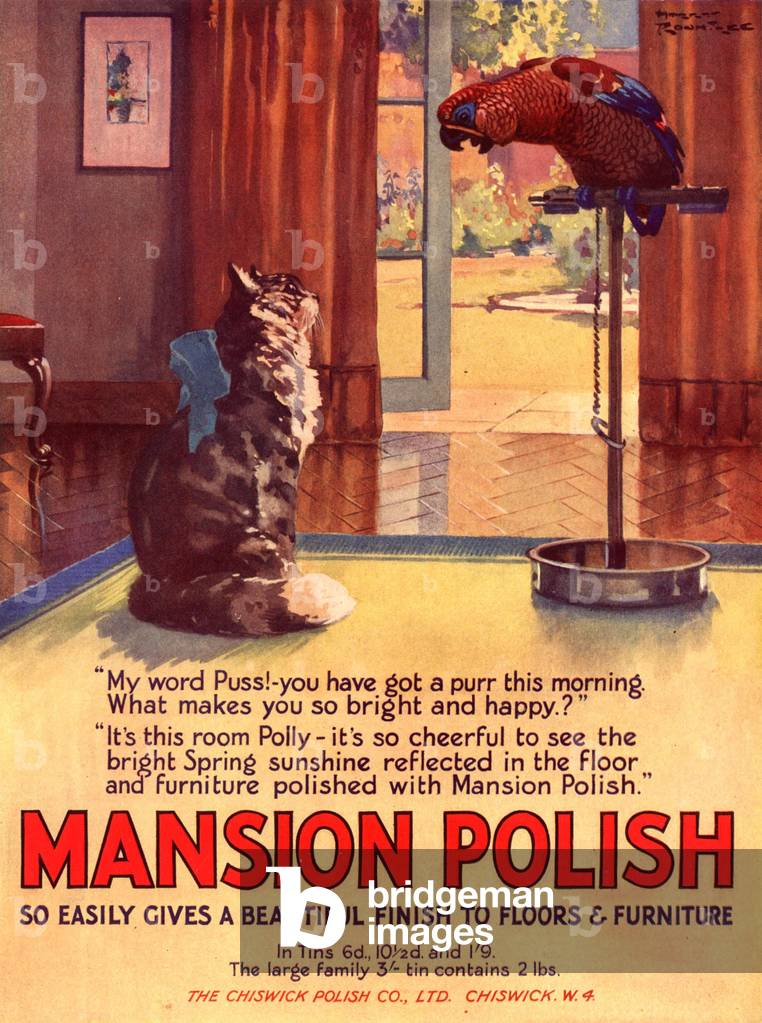 Mansion Polish Magazine, advert, UK, 1920s