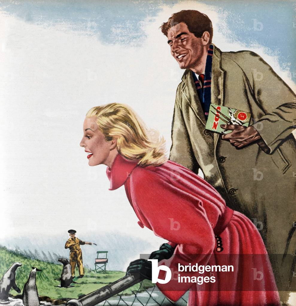 Woman Magazine Plate, UK, 1950s