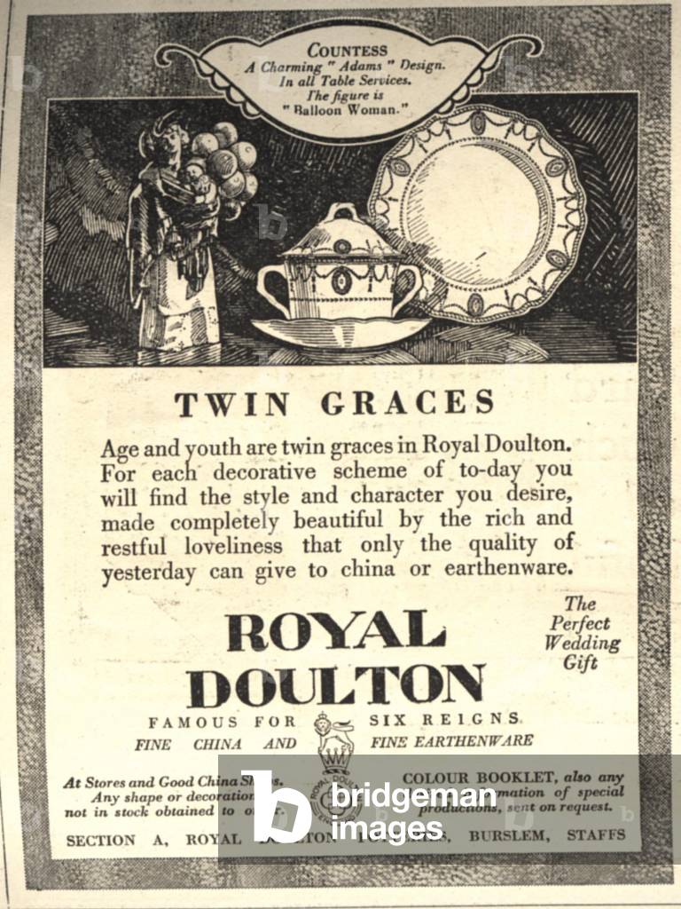 Royal Doulton China, 1920s
