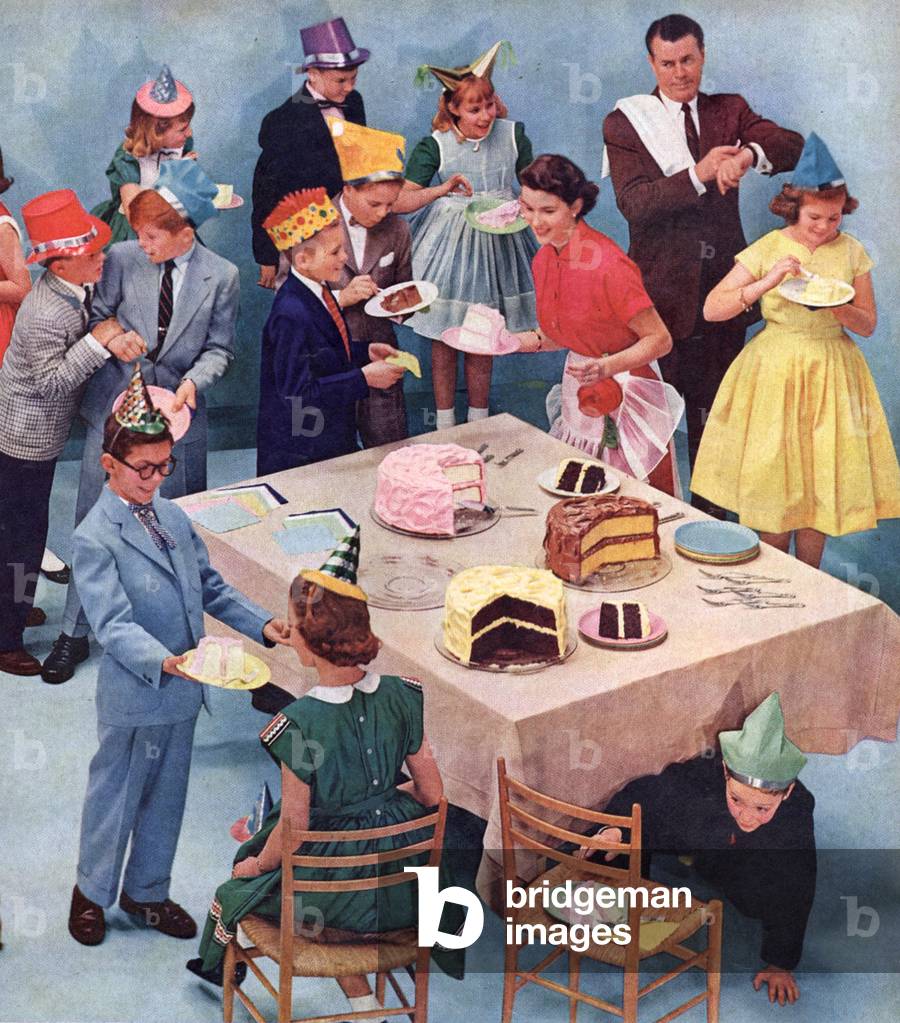 Childrens Party Magazine, advert, USA, 1950s