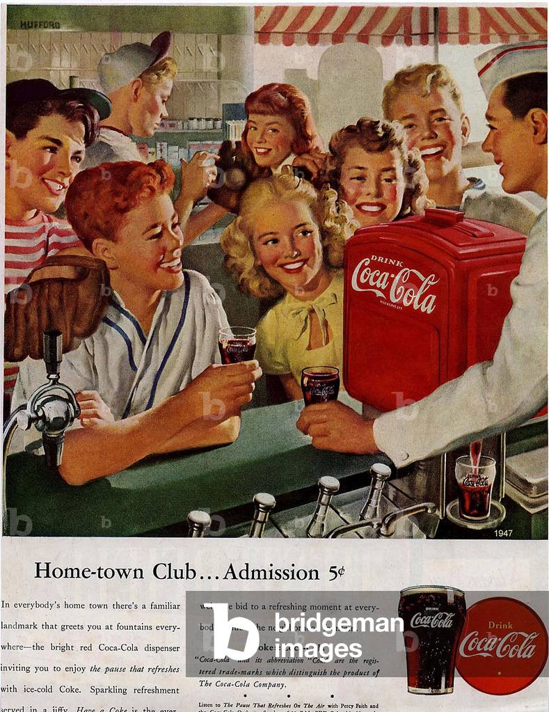 Coca-Cola Magazine Advert, USA, 1940s