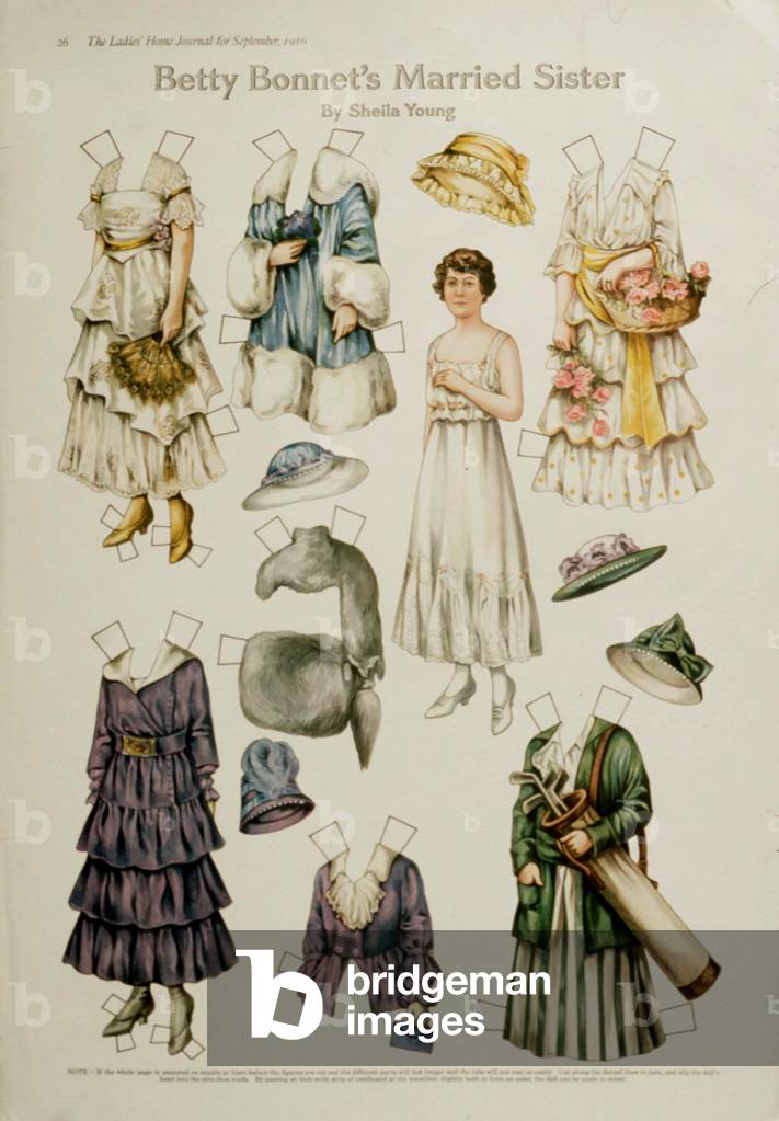WOmen fashion, USA, 1900s (print)