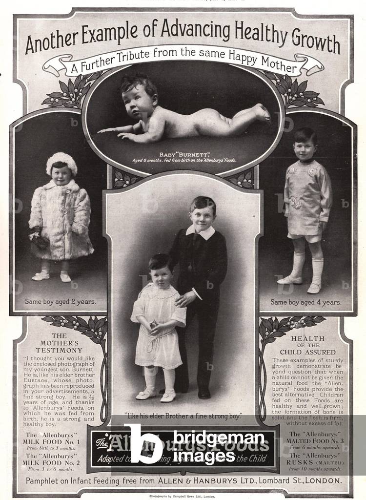 Allenburys Magazine, advert, UK, 1910s