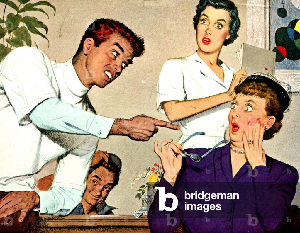 Illustrations Magazine Plate, USA, 1950s