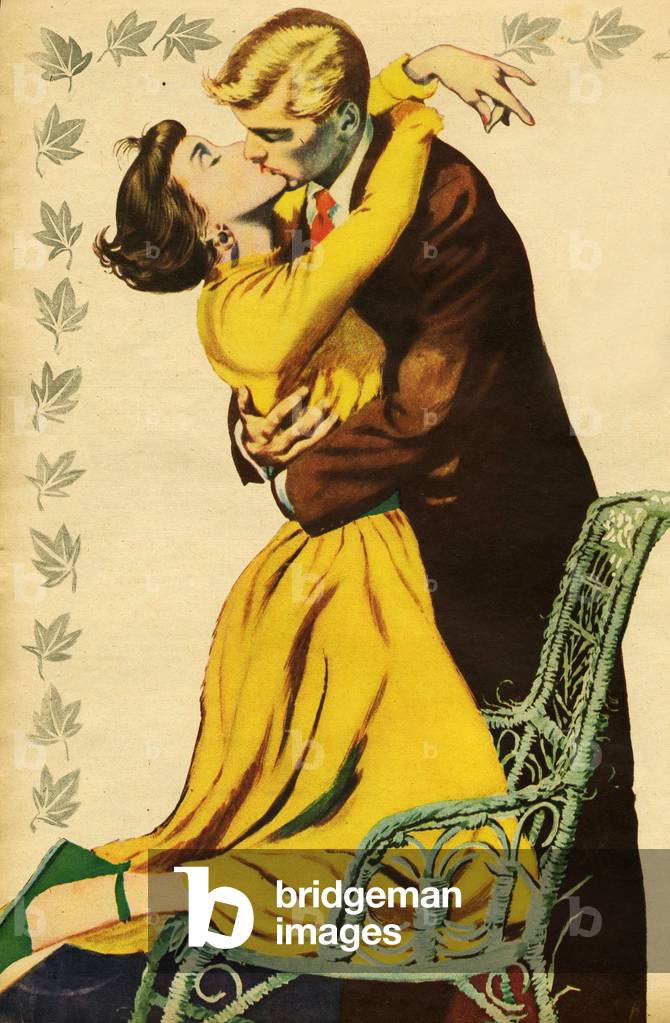 Romance Magazine Plate, UK, 1950s