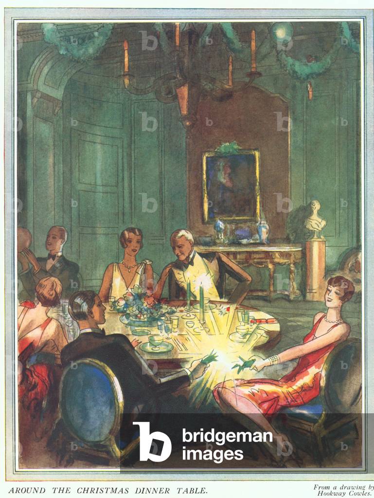 Christmas Magazine Plate, UK, 1920s