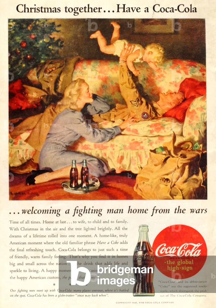 Coca-Cola Magazine Advert, USA, 1940s