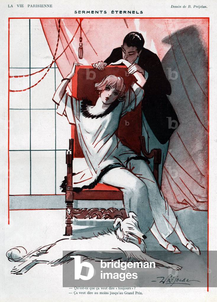 La Vie Parisienne Magazine Plate, France, 1910s (print)