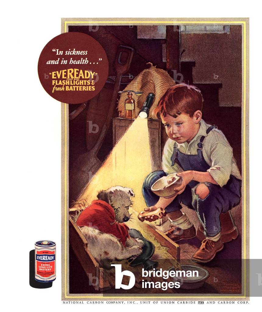 Eveready Magazine, advert, USA, 1920s