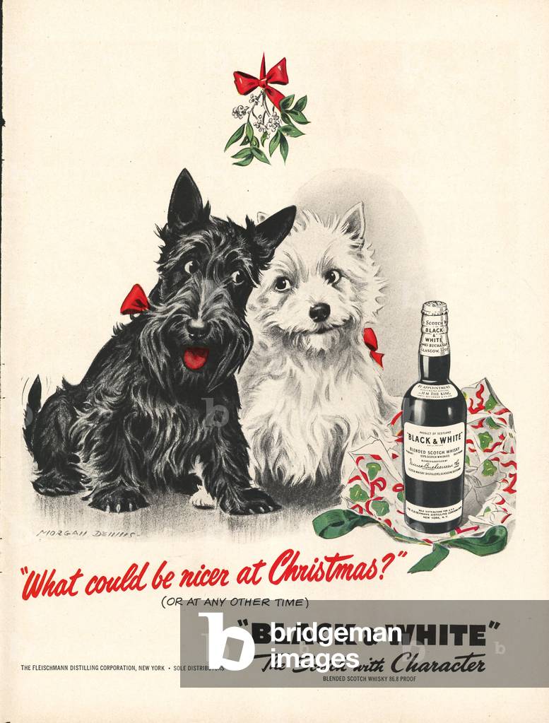 Black and White Magazine, advert, USA, 1940s