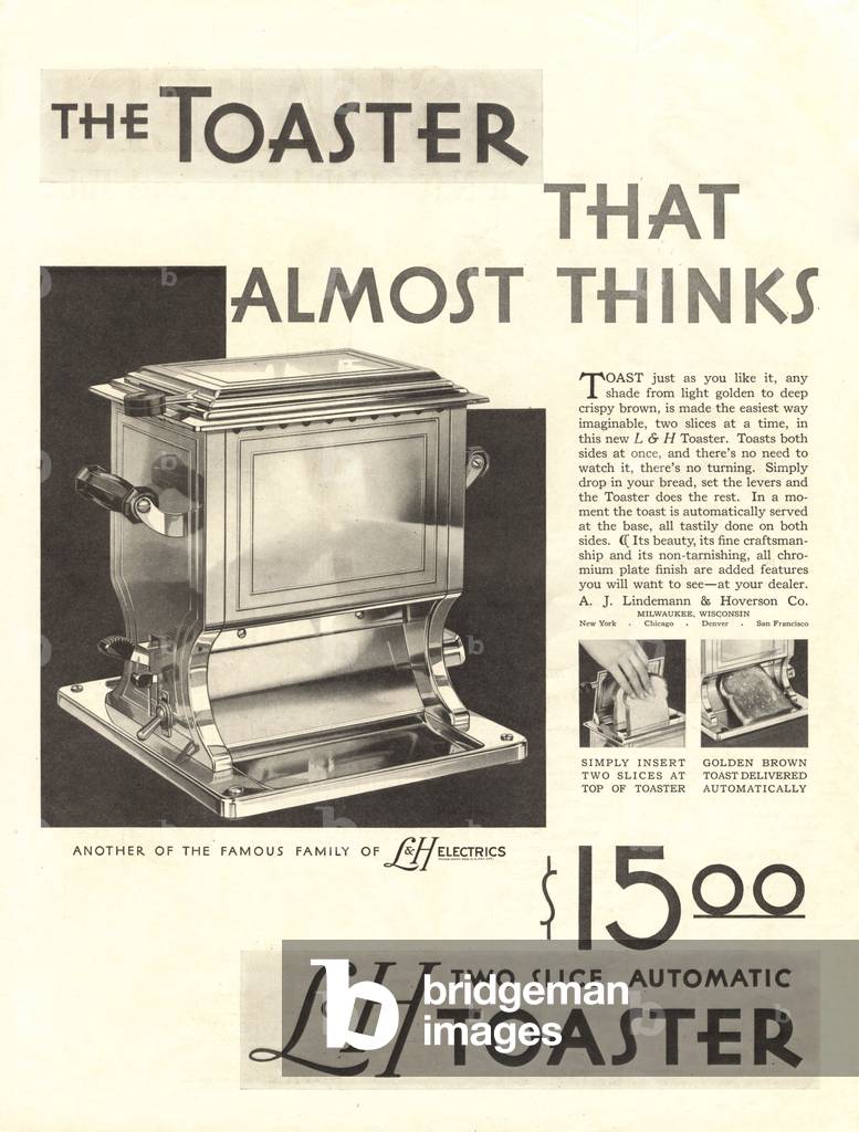 L&H Magazine, advert, USA, 1930s