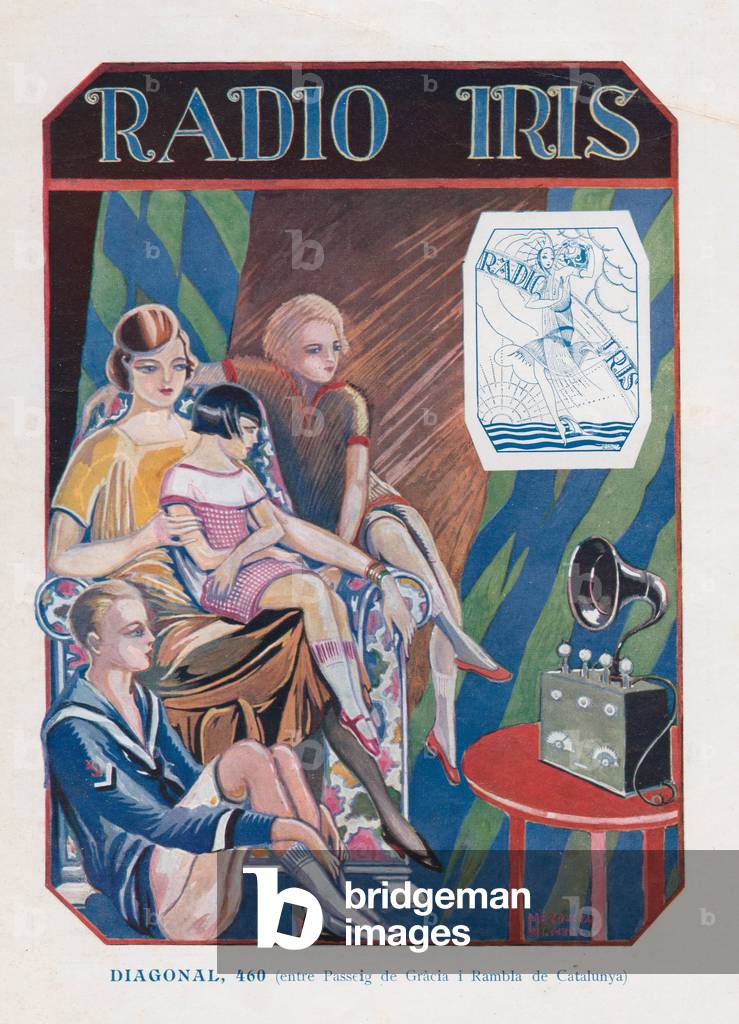 Radio Iris Magazine, advert, France, 1920s