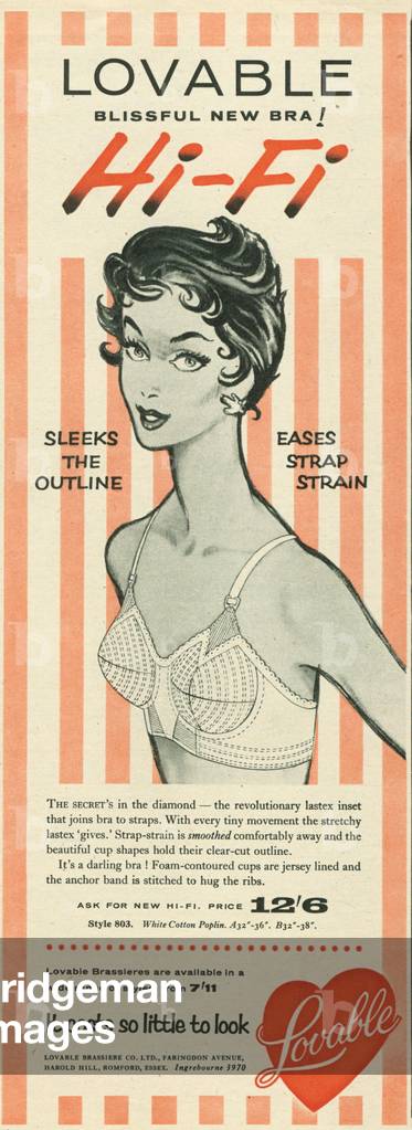 Lovable Magazine, advert, UK, 1950s