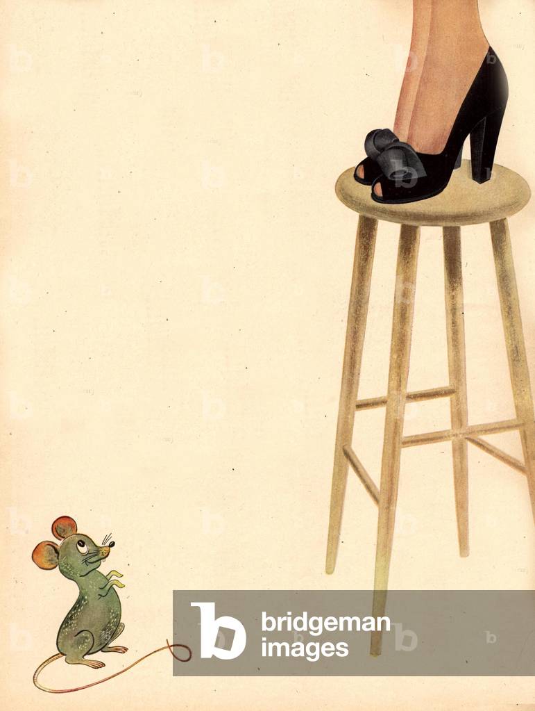 Mice Magazine Plate, USA, 1940s