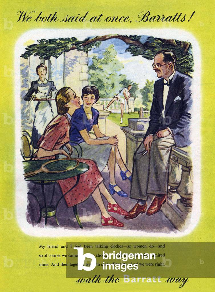 Barratt Magazine, advert, UK, 1950s