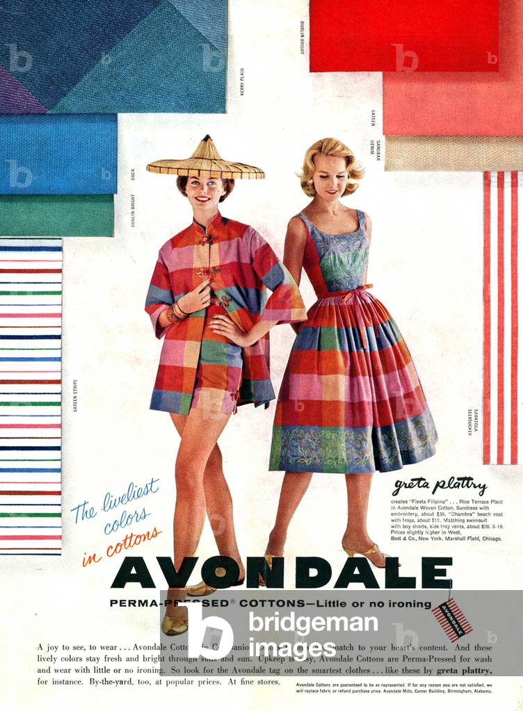 Avondale Magazine, advert, USA, 1950s