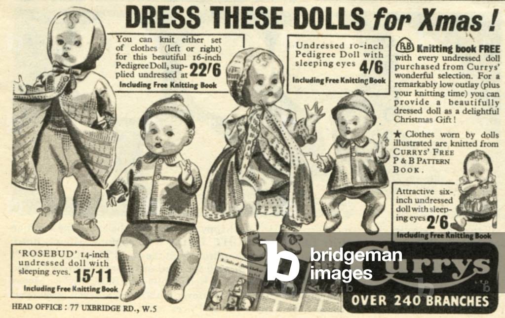 dolls currys, 1950s (print)
