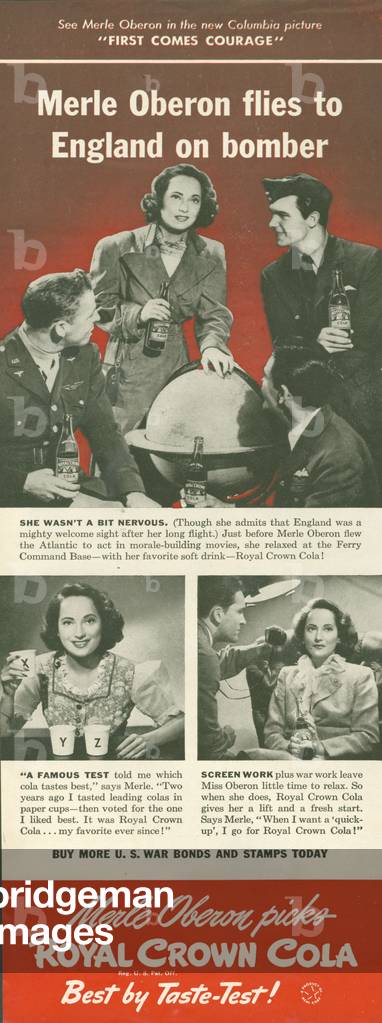 Royal Crown Cola Magazine, advert, USA, 1940s