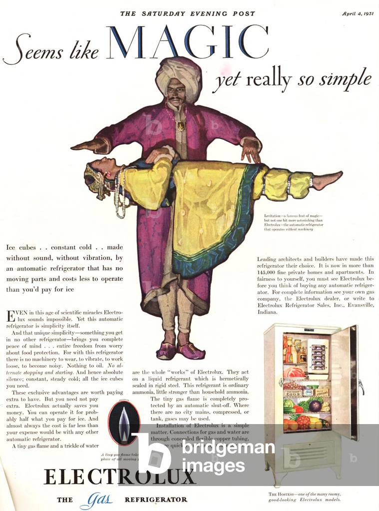 Electrolux Magazine, advert, USA, 1930s